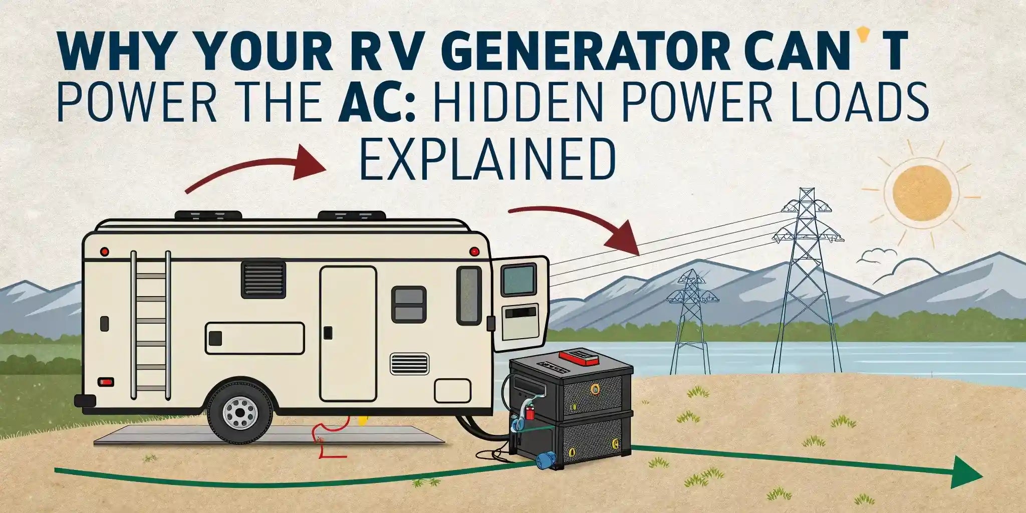 Why Your RV Generator Can’t Power the AC: Hidden Power Loads Explained