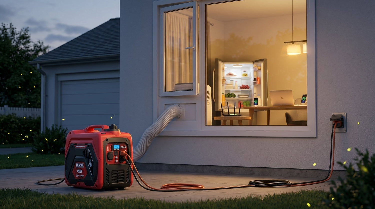 Can a Generator Run a Portable AC During a Summer Power Outage? - Erayak Power