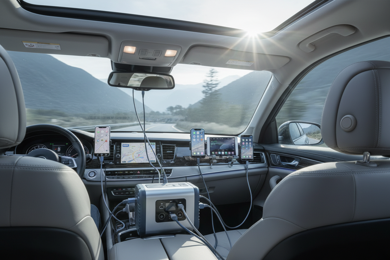 How to Keep Devices Charged on Long Road Trips