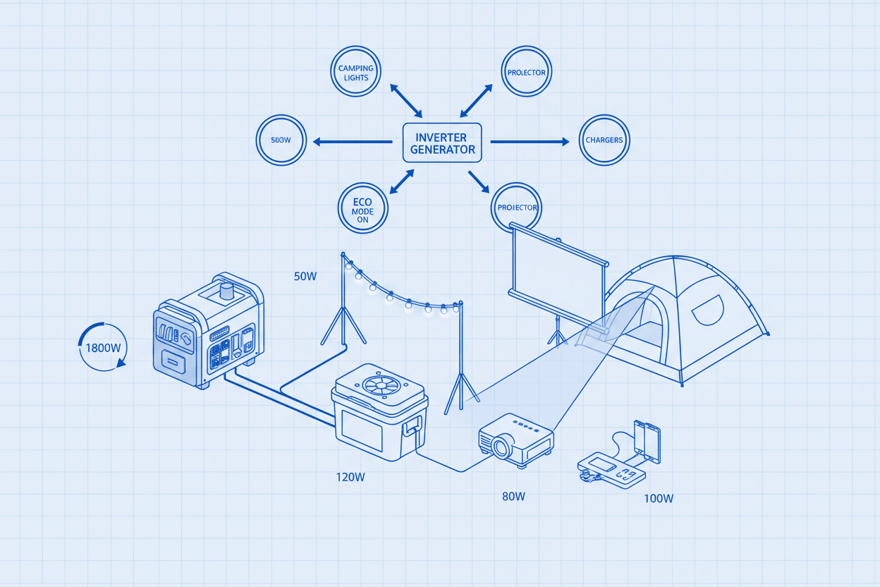 Do You Really Need an Inverter Generator for Camping? - Erayak Power