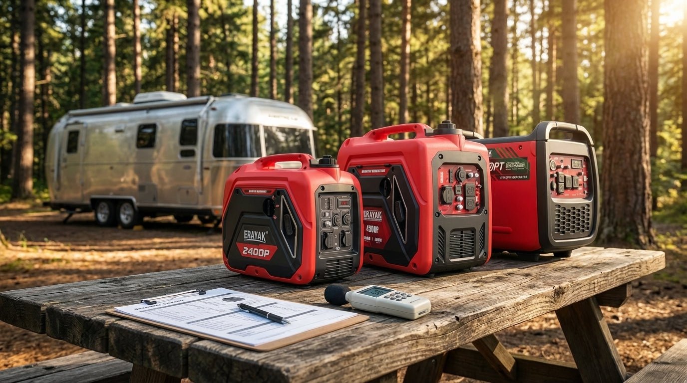 RV Generator Runtime Guide: How Long Will Your Generator Run? - Erayak Power