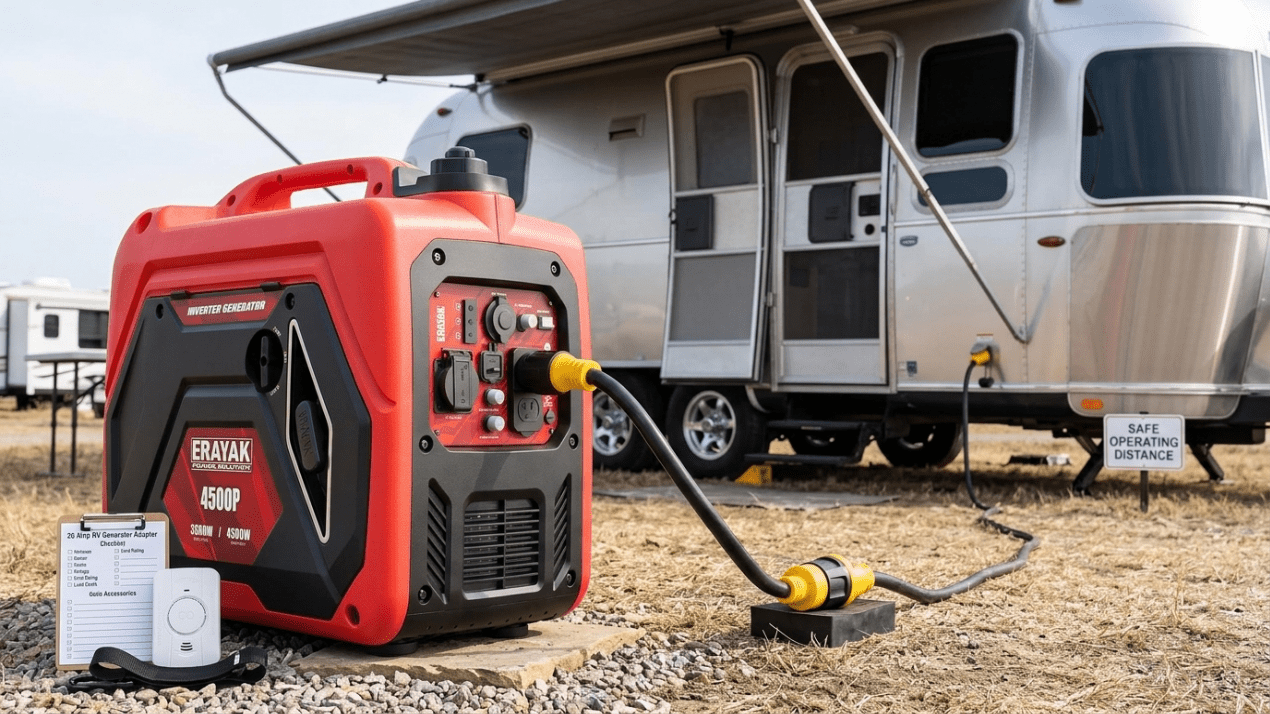 What Size Generator for a 30 Amp RV? 2026 Quiet Guide - Erayak Power