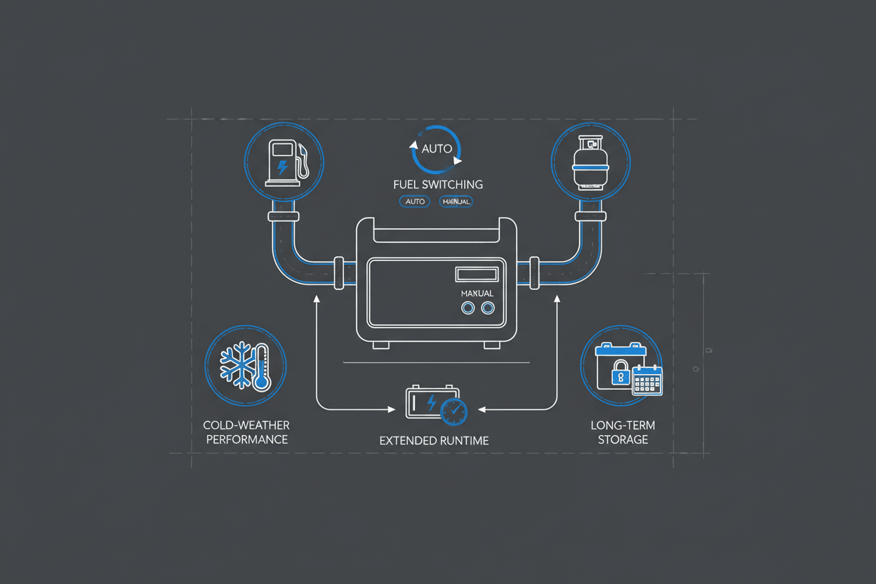 Why Dual-Fuel Generators Are a Smart Choice for Home Backup - Erayak Power