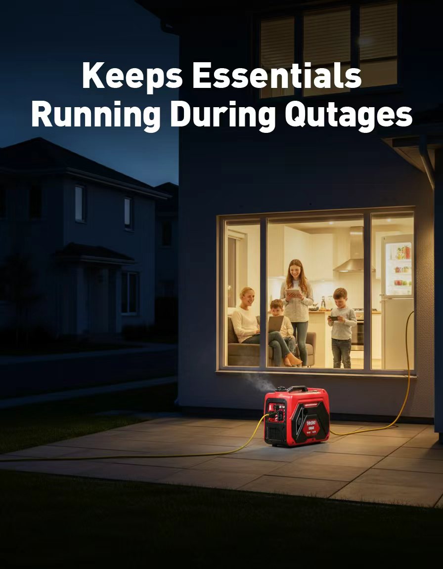 Erayak 4500 Watt Inverter Generator – 30 Amp Portable Super Quiet Power For Camping, RV & Home Backup Power