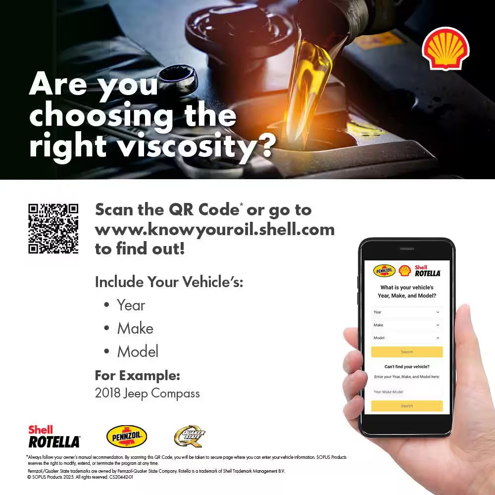 SAE 10W-40 Motor Oil 5 Qt.