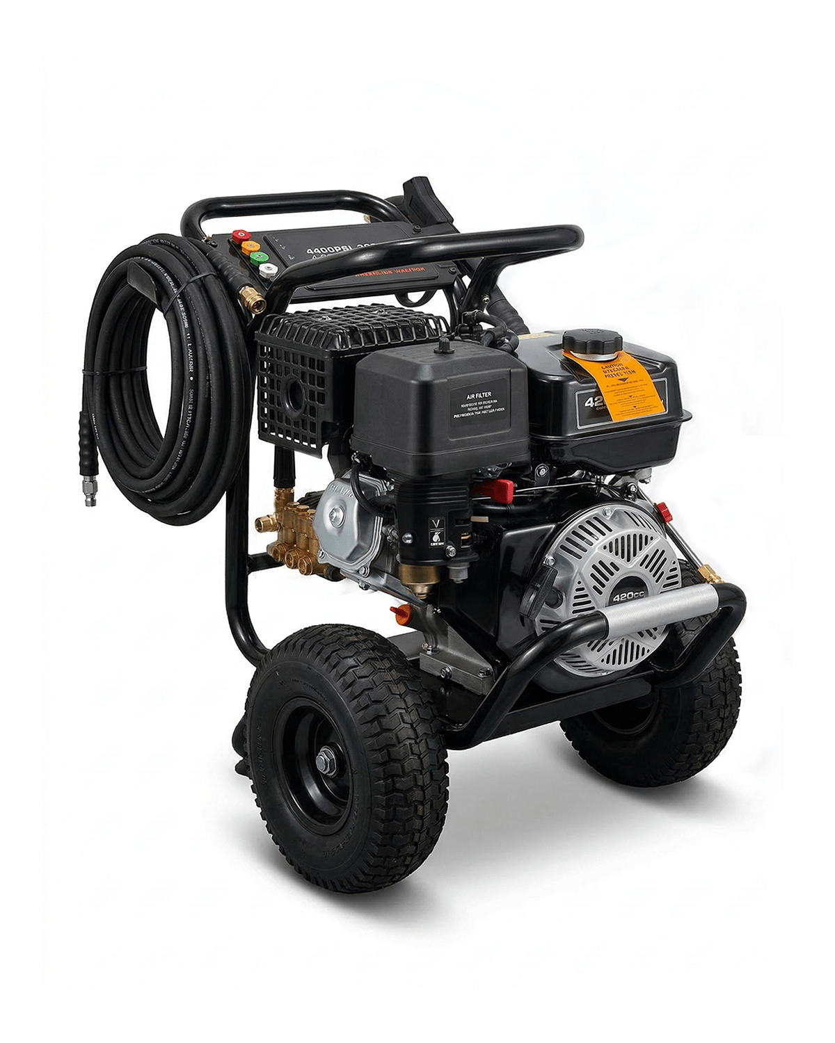Erayak 4400 PSI Commercial Gas Pressure Washer - 4.2 GPM Flow • 420cc OHV Engine • Triplex Pump - Erayak Power -