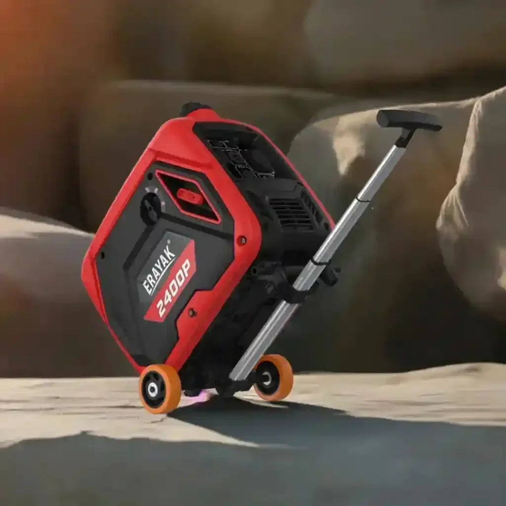 Erayak Wheel Kit For Portable Generator Handle, Removable Telescopic For EYG Series, Accessories - Erayak Power