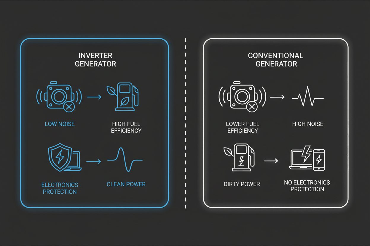 Are Inverter Generators Worth It? A Real-World Cost & Performance Breakdown - Erayak Power