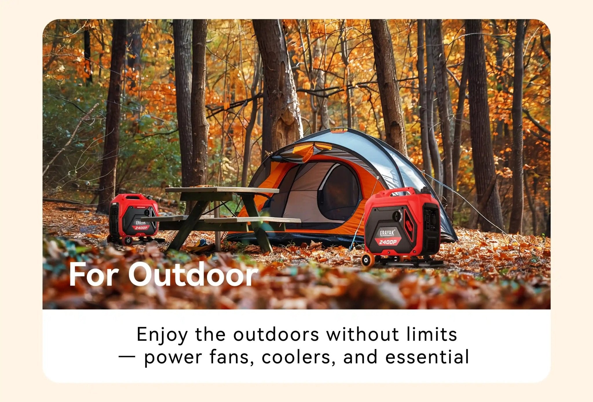 Best Generator for RV Camping: Top Quiet & Portable Picks，Article 160 - Erayak Power