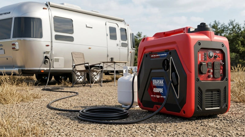 How Much Gas Does an RV Generator Use? RV Runtime Charts - Erayak Power