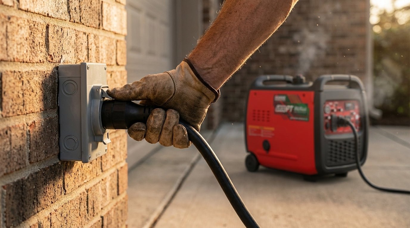 How to Connect a Portable Generator to a House Safely [2026 Guide] - Erayak Power
