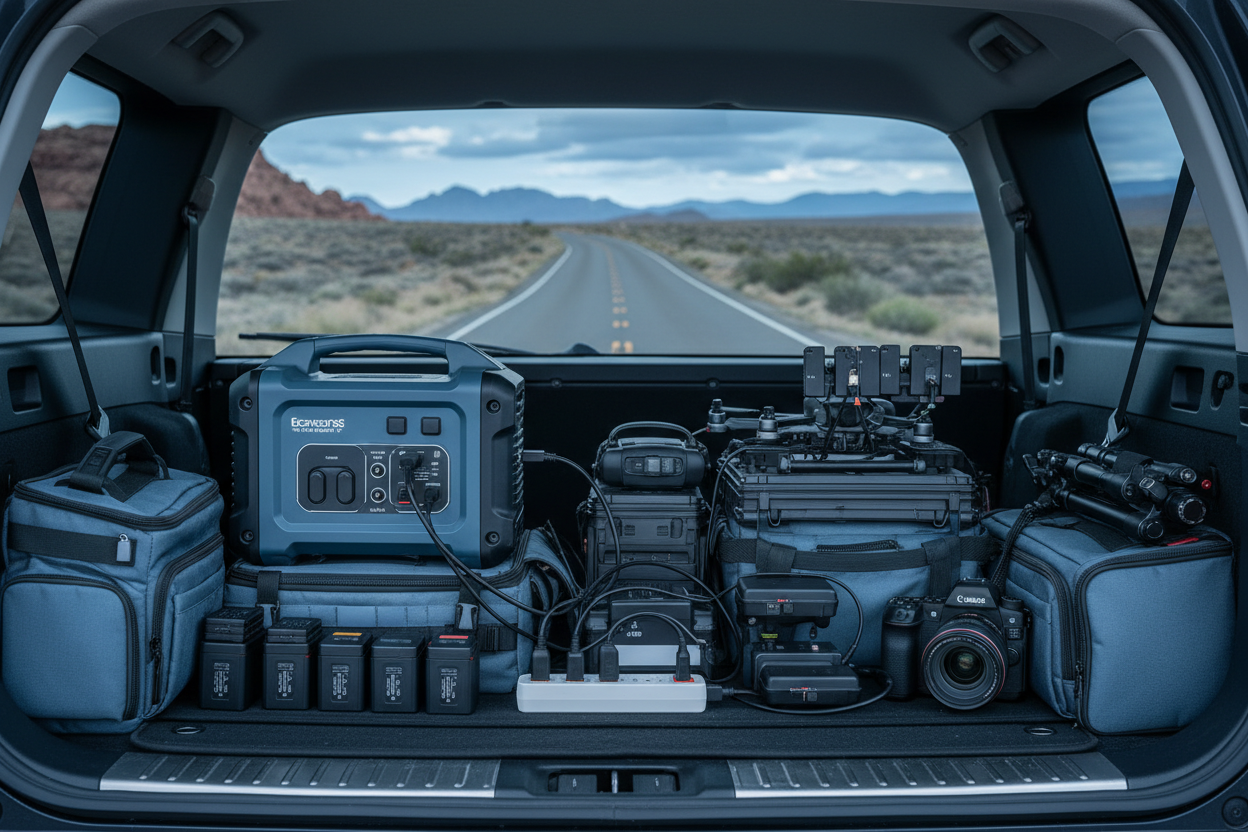 How to Charge Cameras and Drones During Road Trips
