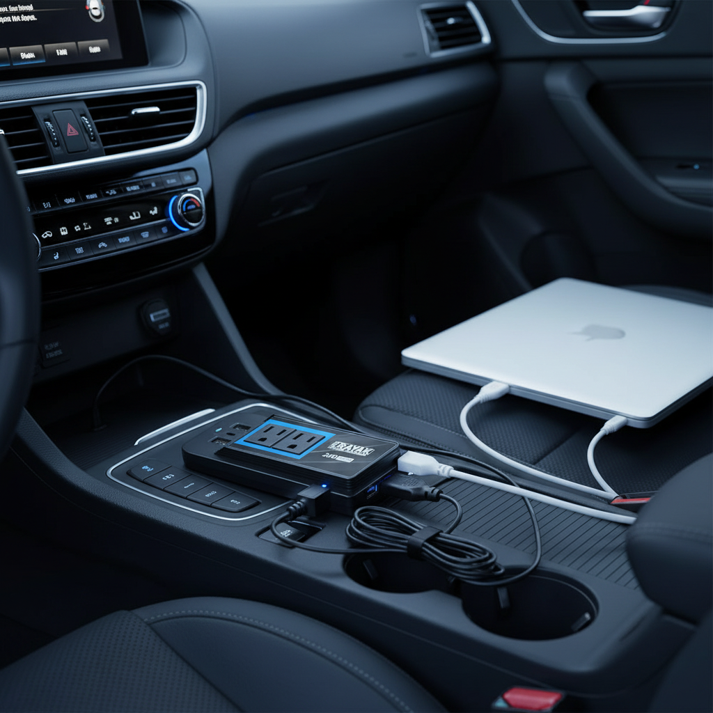 How to Charge a Laptop Safely in Your Car