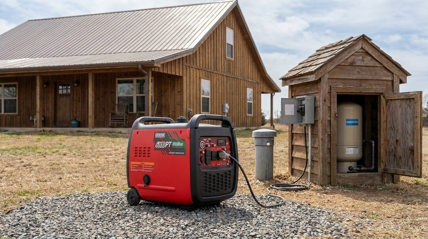 Well Pump Wattage Chart: What Size Generator Do You Need? - Erayak Power