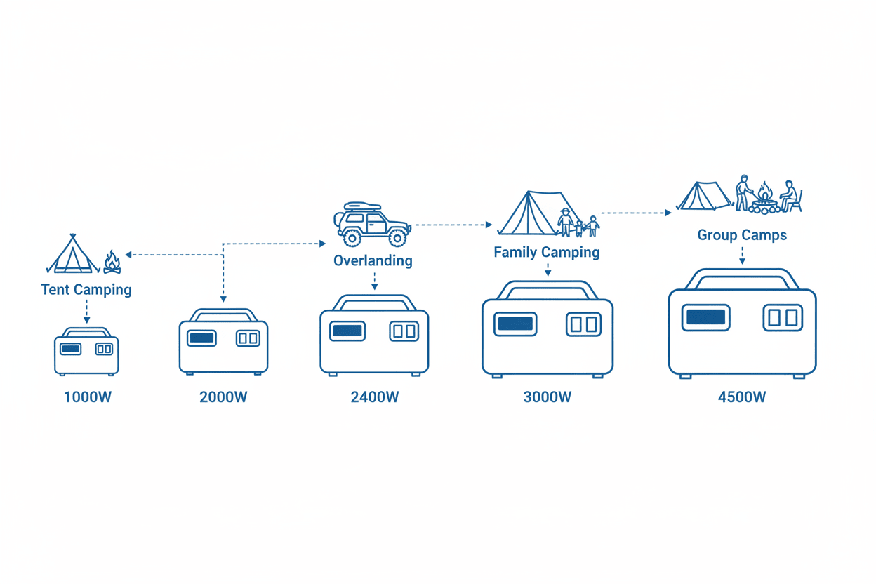 What Size Generator Is Best for Camping? - Erayak Power