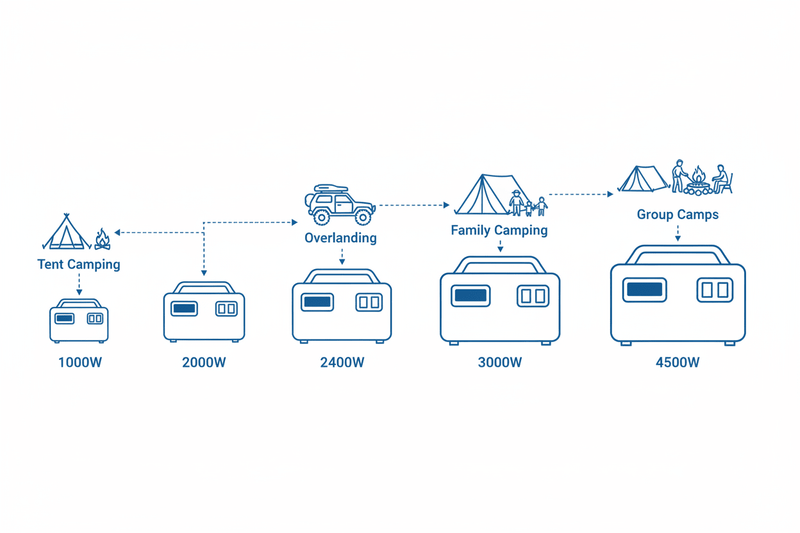 What Size Generator Is Best for Camping? - Erayak Power