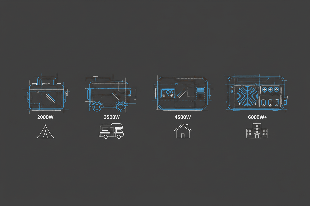 What Size Inverter Generator Do You Need? (Power Requirements Explained) - Erayak Power