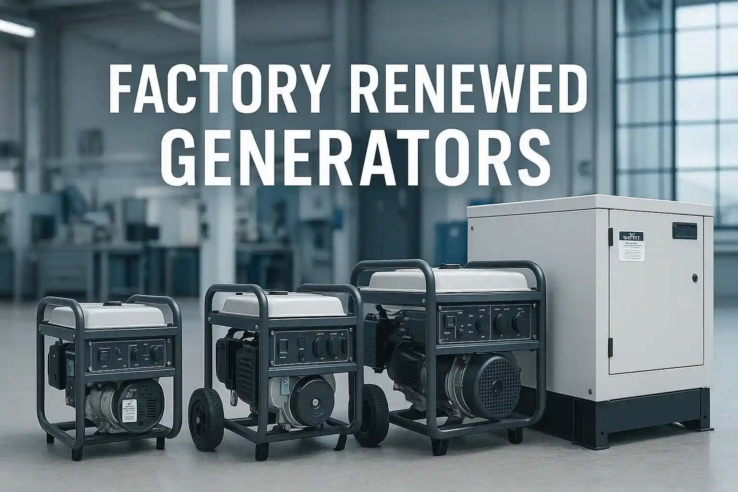 Factory Renewed Generators - Certified Refurbished