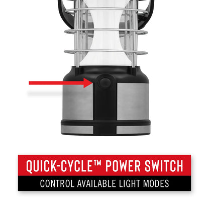 (2 Pack)  EAL18 LED Lantern – 460 Lumens, Dual Color (White & Red), 4 Light Modes, IP54 Rated