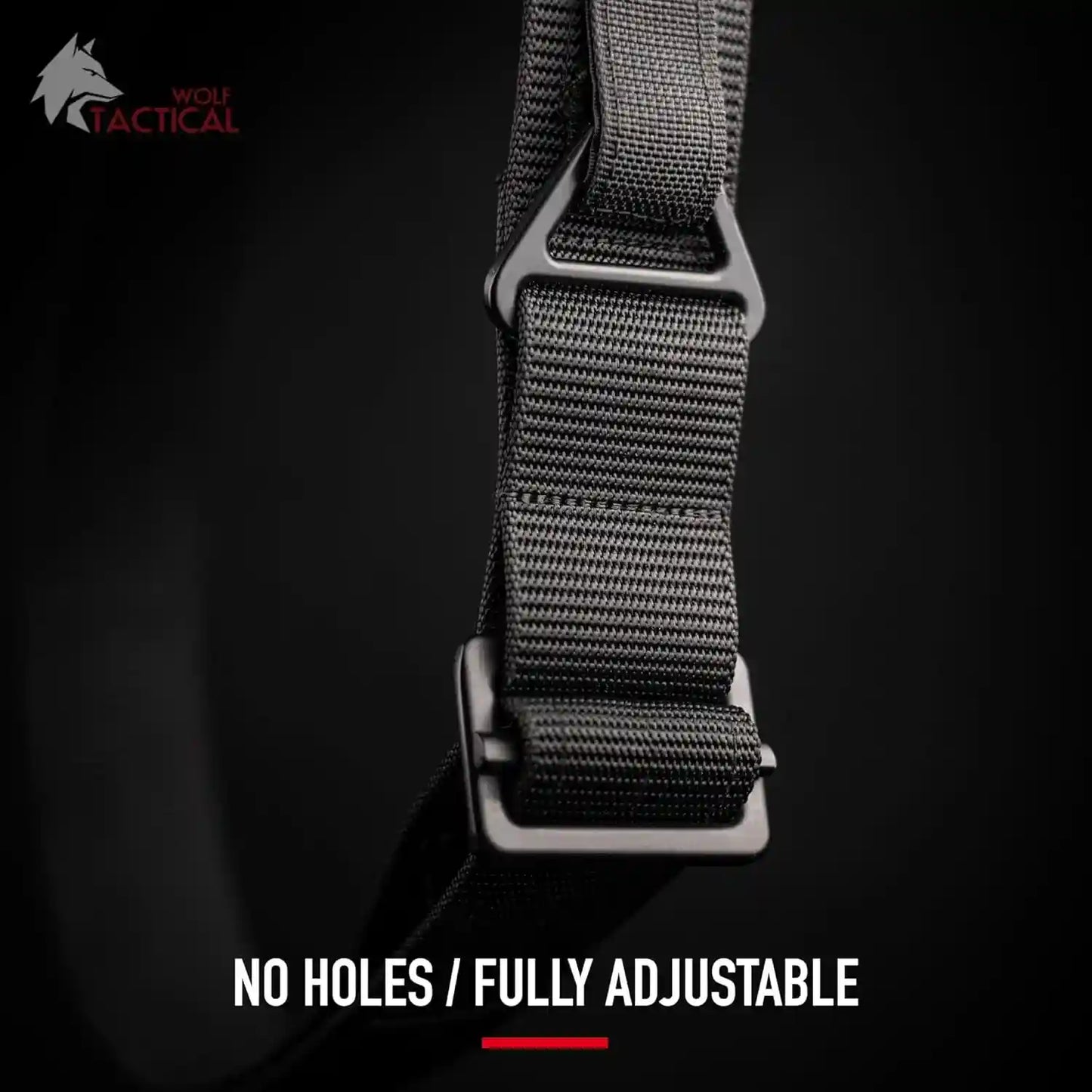 WOLF TACTICAL Everyday Riggers Belt - Tactical 1.75” Nylon Web Belt for CQB, CCW