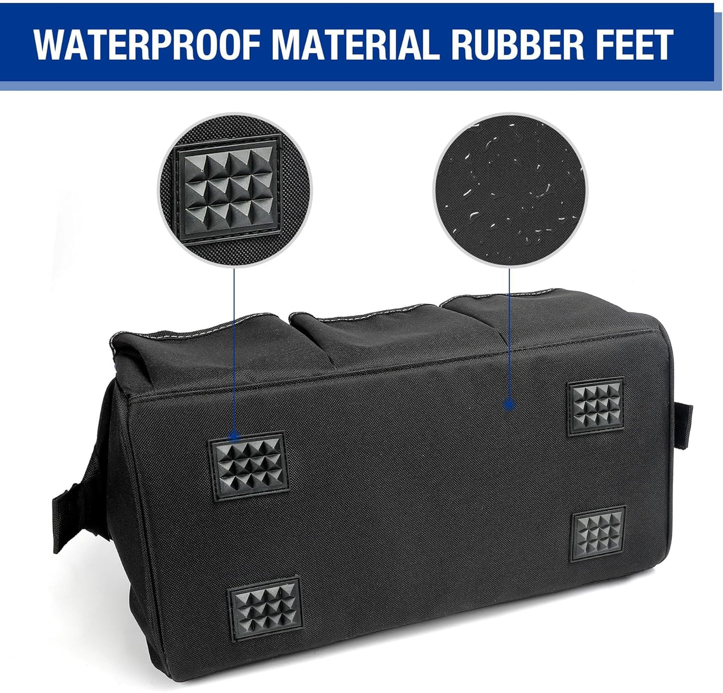 WORKPRO 18-Inch Close Top Wide Mouth Storage Tool Bag with Adjustable Shoulder Strap, Sturdy Bottom