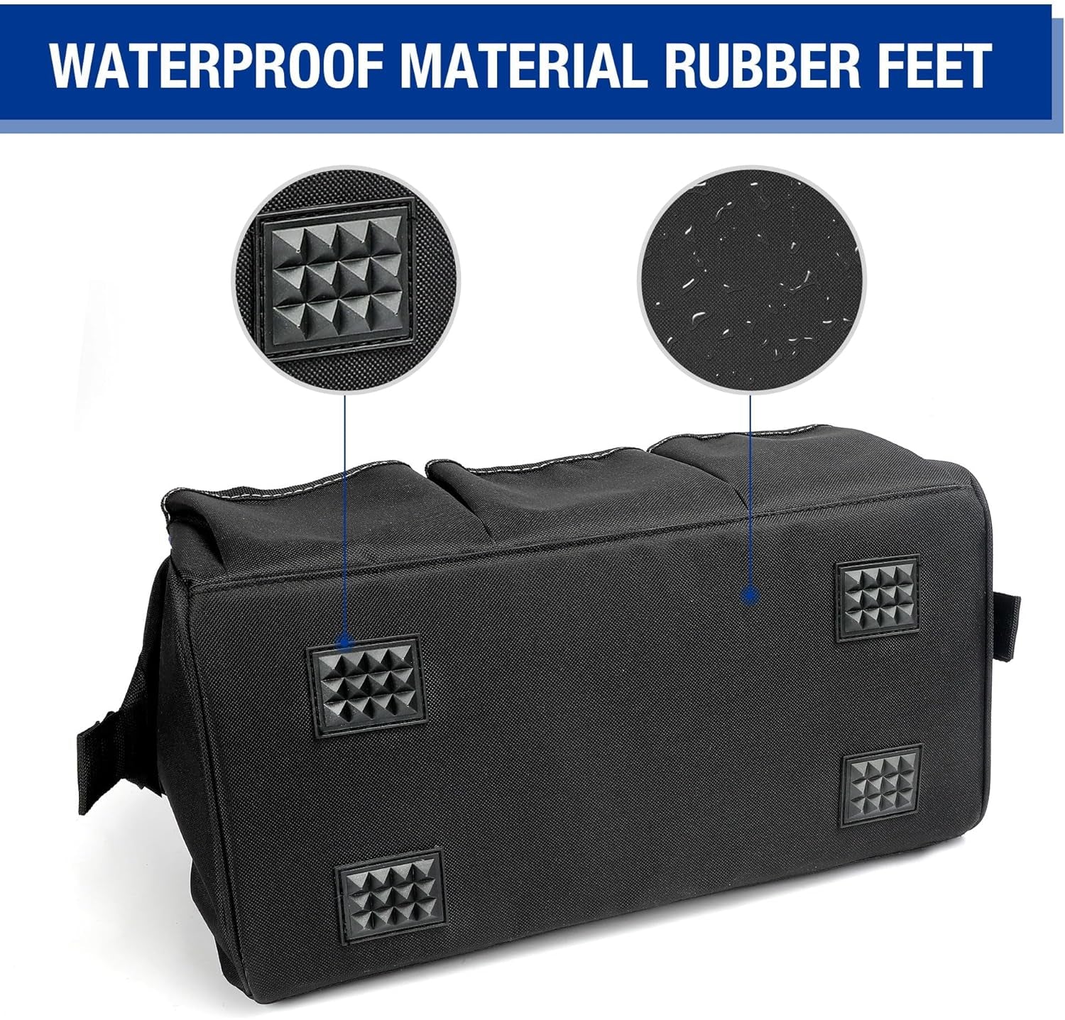 WORKPRO 18-Inch Close Top Wide Mouth Storage Tool Bag with Adjustable Shoulder Strap, Sturdy Bottom