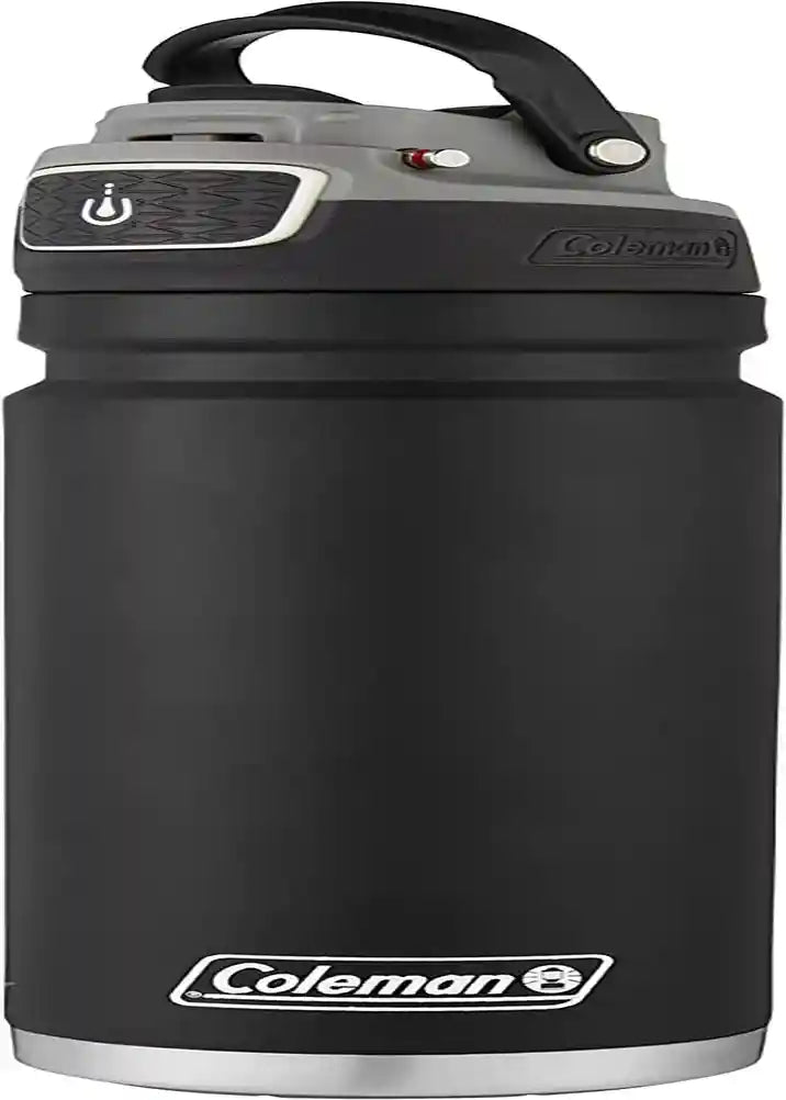 Coleman Autoseal Freeflow Stainless Steel Water Bottle, Black, 24Oz