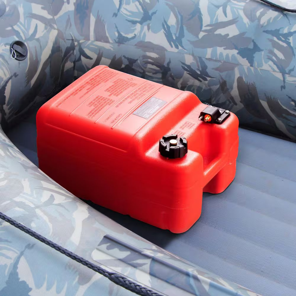Marine Fuel Tank, 6.34 Gal., Portable Boat Fuel Gas Tank for Outboard Engine Boats, Outboard Marine Boat Fuel Tank