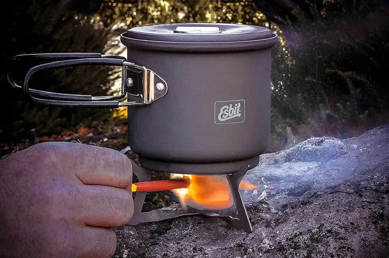 Esbit 1300-Degree Smokeless Solid 14G Fuel Tablets for Backpacking, Camping, and Emergency Prep