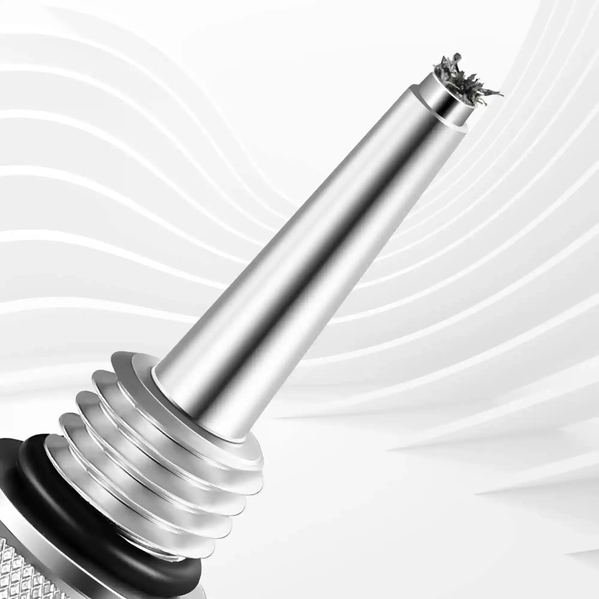 Dreyoo Replacement for 55201 Magnetic Oil Dipstick for Inverter Generator Compatible with Wen/Predator, Aluminum Generator Magnetic Oil Dipstick with O Ring, Silver, 2 Pcs