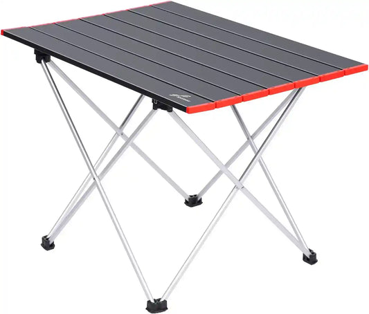 Sportneer Camping Table, Camping Tables That Fold up Lightweight Camp Table Portable Table Foldable Aluminum Folding Camp Table for Camping Picnic Backpacking Beach BBQ Cooking