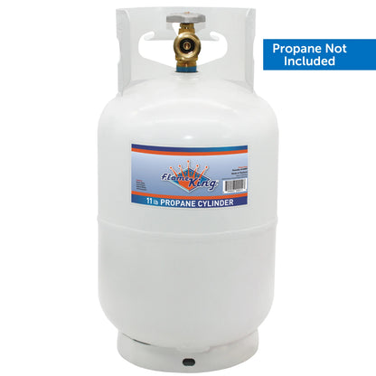 10LB Empty Steel Propane Tank LP Cylinder W/ Type1 OPD Valve, for Grills & Bbqs