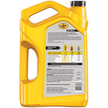 SAE 10W-40 Motor Oil 5 Qt.