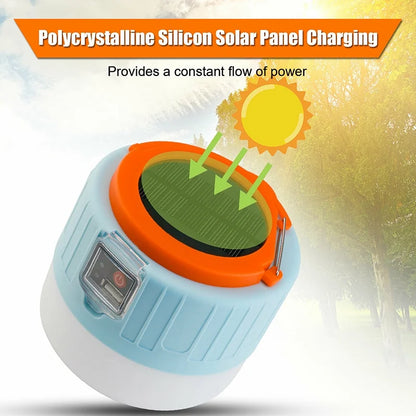 Solar Camping Lantern Solar Camping LED Light, Outdoor Camping LED Light with Remote Control, Power Bank for Camping Climbing Fishing Outdoor Activity