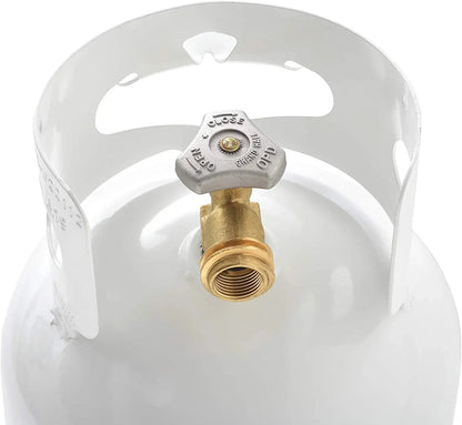 10LB Empty Steel Propane Tank LP Cylinder W/ Type1 OPD Valve, for Grills & Bbqs