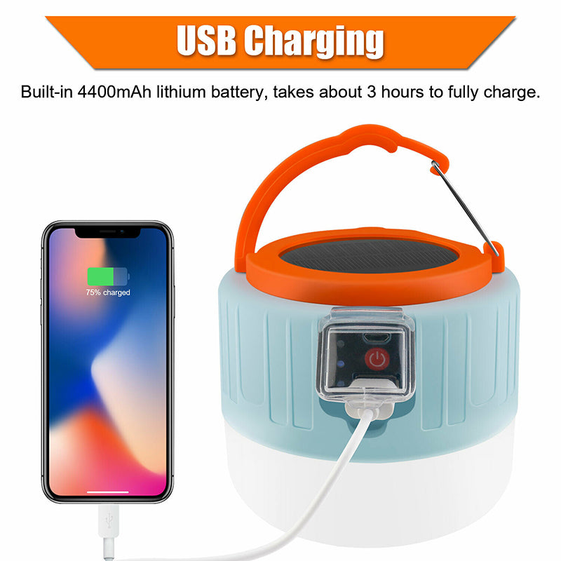 Solar Camping Lantern Solar Camping LED Light, Outdoor Camping LED Light with Remote Control, Power Bank for Camping Climbing Fishing Outdoor Activity