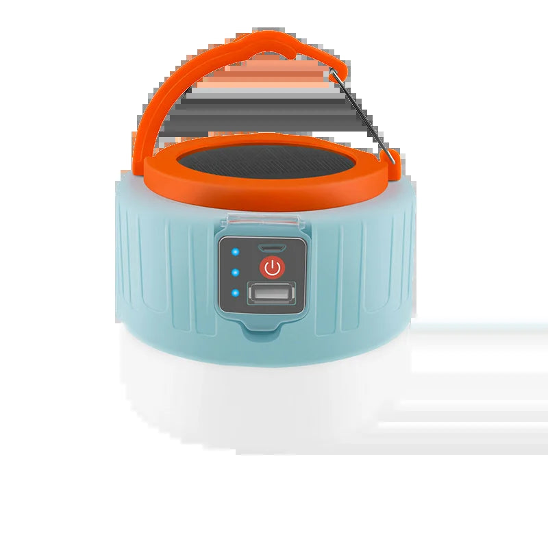 Solar Camping Lantern Solar Camping LED Light, Outdoor Camping LED Light with Remote Control, Power Bank for Camping Climbing Fishing Outdoor Activity
