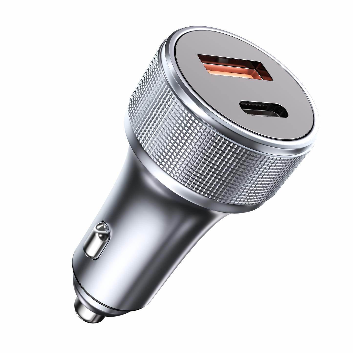 Erayak 54W USB C Car Charger, Car Cigarette Lighter, Dual Port Fast Charge Adapter with PD & QC3.0