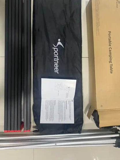 Sportneer Camping Table, Camping Tables That Fold up Lightweight Camp Table Portable Table Foldable Aluminum Folding Camp Table for Camping Picnic Backpacking Beach BBQ Cooking