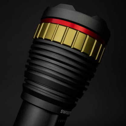 10,000 Lumen Rechargeable LED Flashlight with Power Bank, Waterproof for Camping