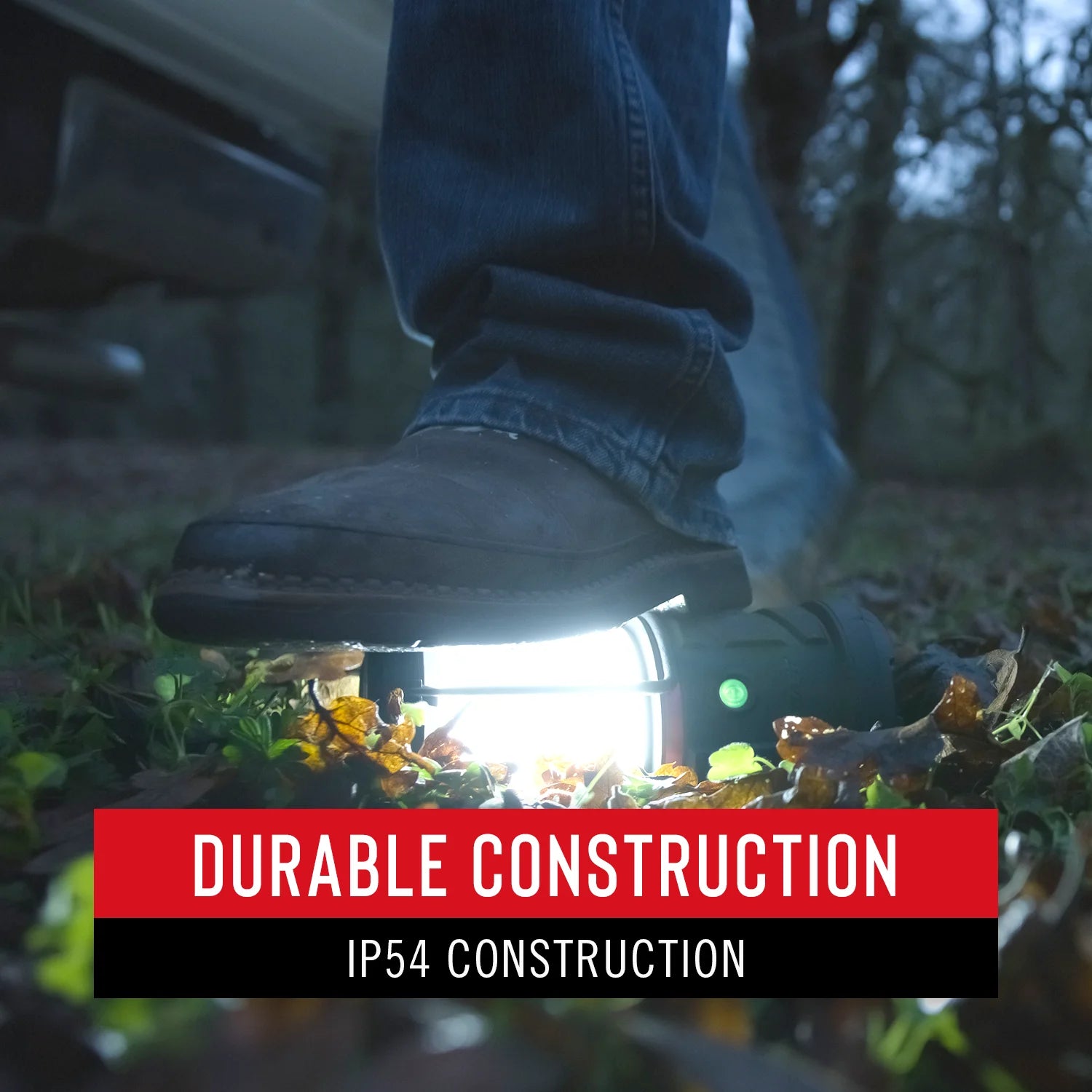 (2 Pack)  EAL18 LED Lantern – 460 Lumens, Dual Color (White & Red), 4 Light Modes, IP54 Rated