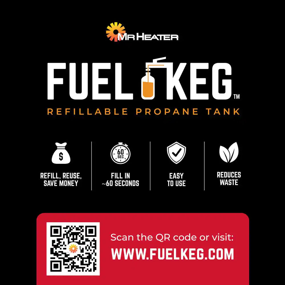 Fuel Keg - 16 Oz. Refillable Propane Tank
