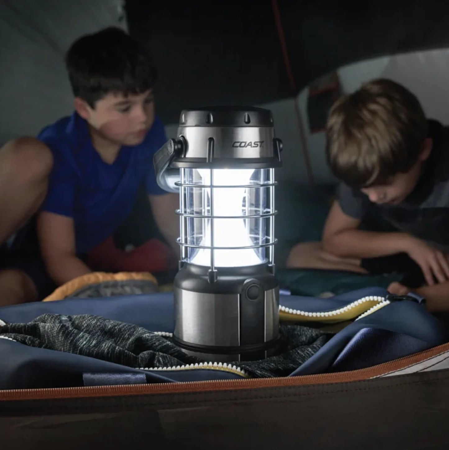 (2 Pack)  EAL18 LED Lantern – 460 Lumens, Dual Color (White & Red), 4 Light Modes, IP54 Rated