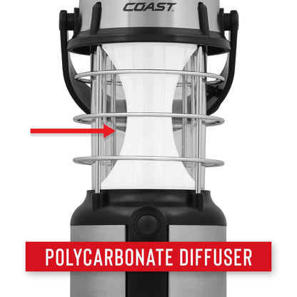 (2 Pack)  EAL18 LED Lantern – 460 Lumens, Dual Color (White & Red), 4 Light Modes, IP54 Rated