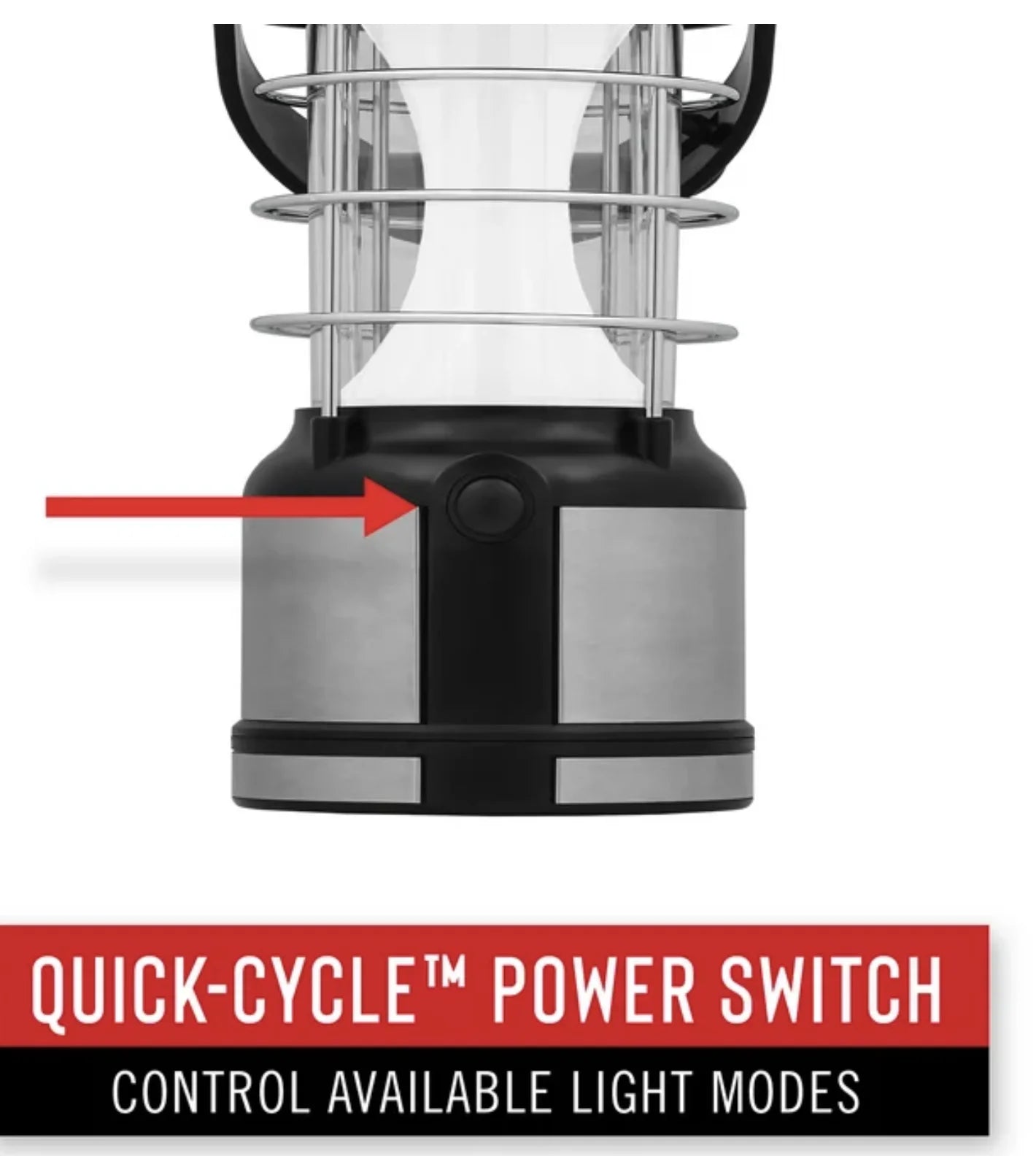 (2 Pack)  EAL18 LED Lantern – 460 Lumens, Dual Color (White & Red), 4 Light Modes, IP54 Rated