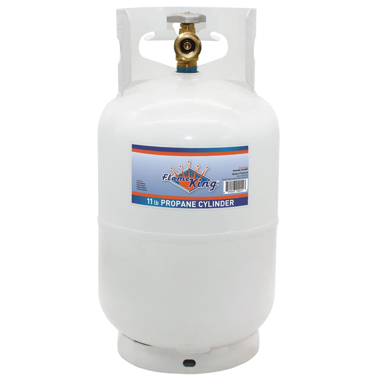 10LB Empty Steel Propane Tank LP Cylinder W/ Type1 OPD Valve, for Grills & Bbqs