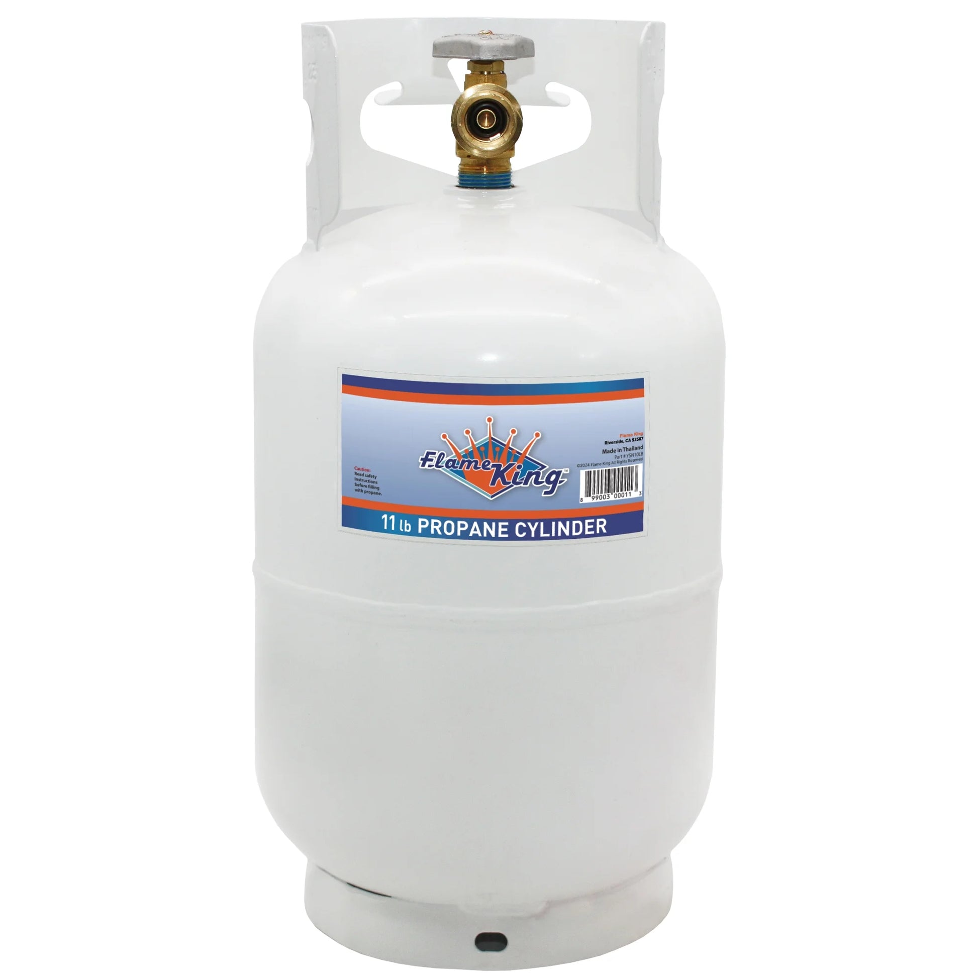 10LB Empty Steel Propane Tank LP Cylinder W/ Type1 OPD Valve, for Grills & Bbqs