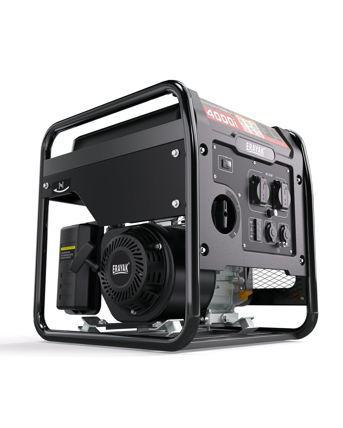 ERAYAK 4000W Gas Inverter Generator for RV, Camping & Home Essentials - Erayak Power - Inverter Generator - EK-4000I-US