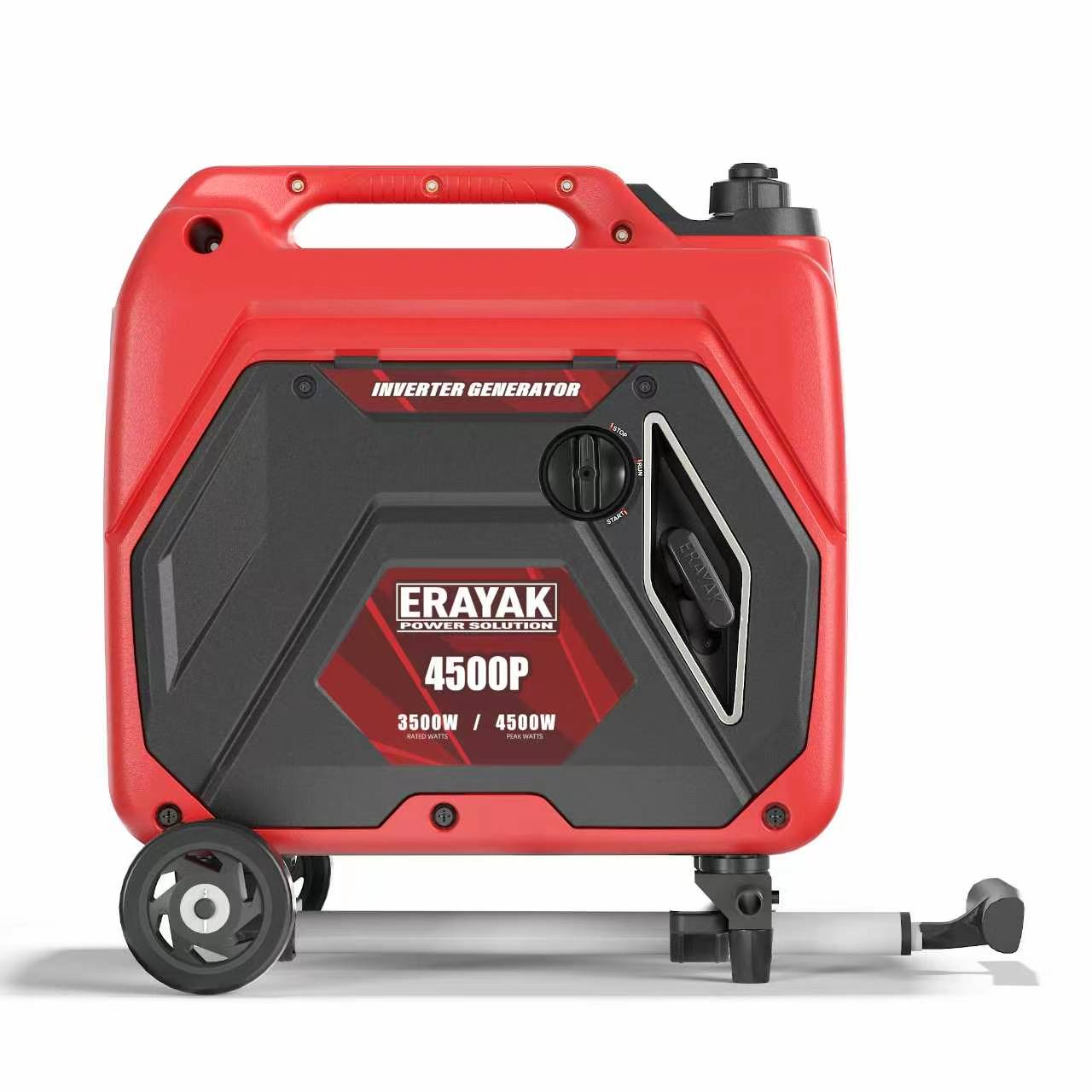 Erayak 4500P Portable Inverter Generator + Wheel Kit - Erayak Power - 4500P&GTR