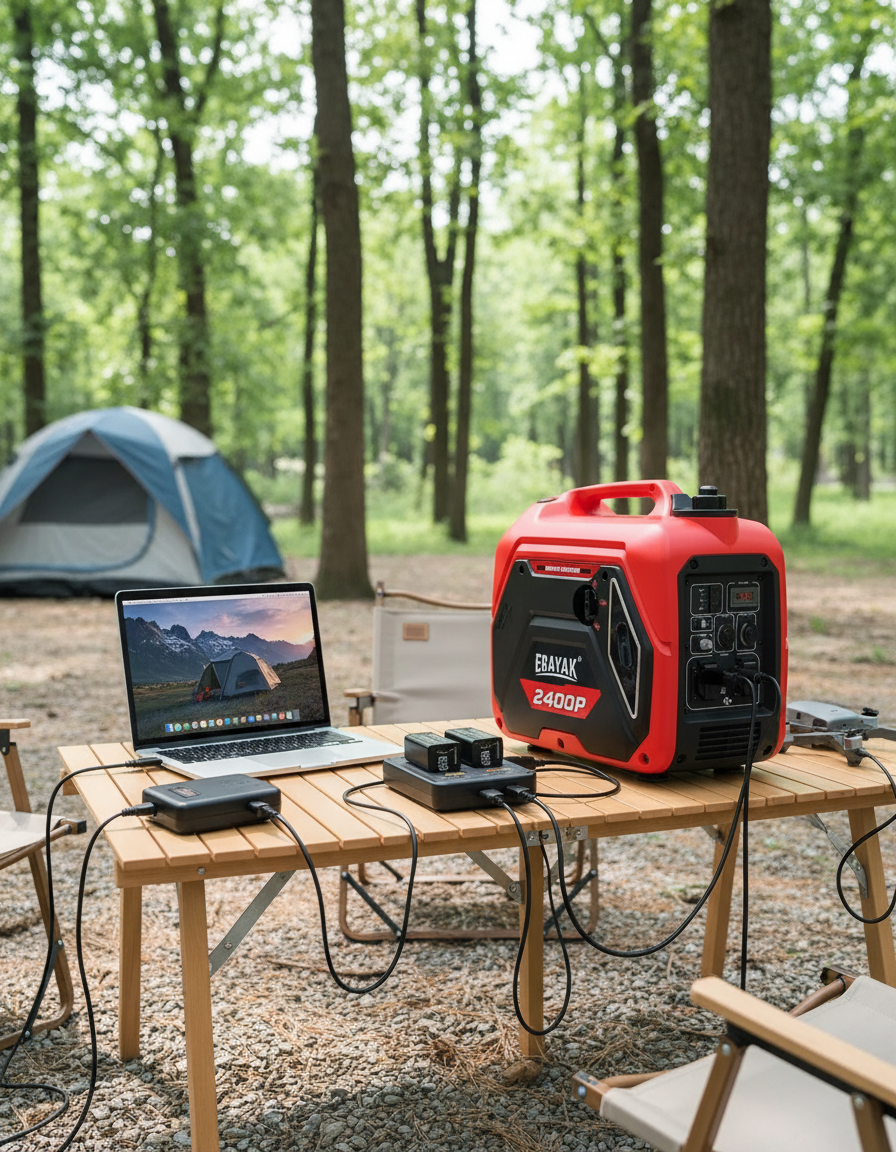 Erayak Generator Powering Camping Electronics